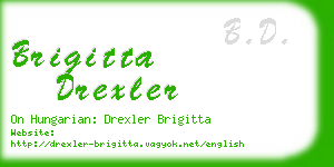 brigitta drexler business card